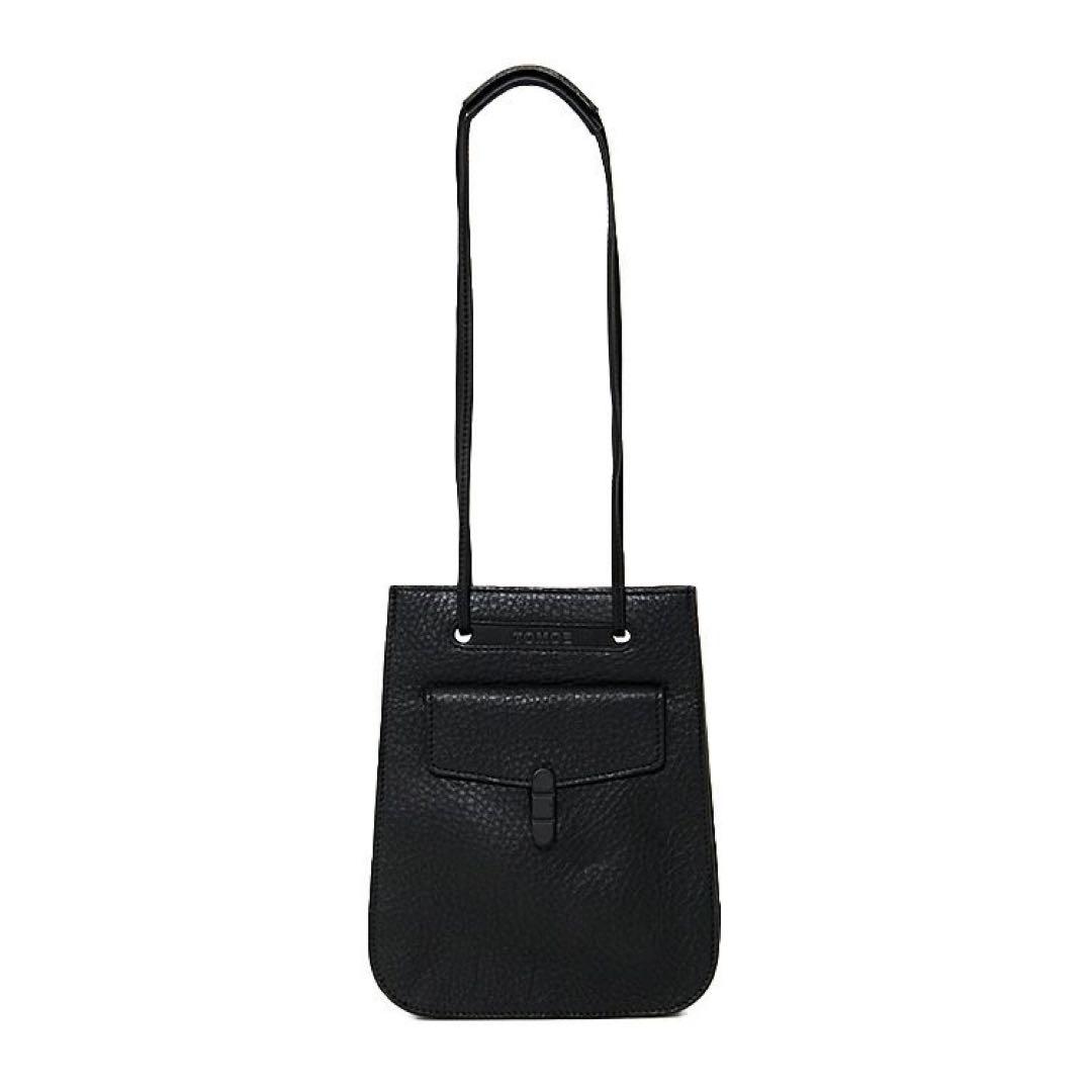 TOMOE ブラックレザー ショルダーバッグ 2WAYショルダーS