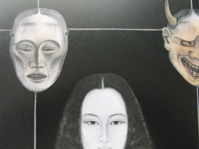 高木義夫、【うつろい】、希少な額装用画集より、新品額装付