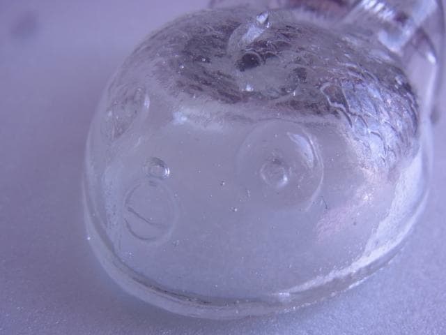 戦前 金魚型 ガラス ぺろぺろ とろとろ 古い菓子型 昭和初期 大正 型