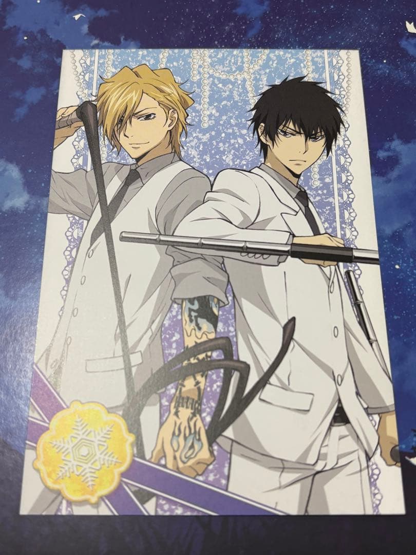 家庭教師ヒットマンREBORN ポストカード 雲雀 恭弥 ディーノ リボアニ