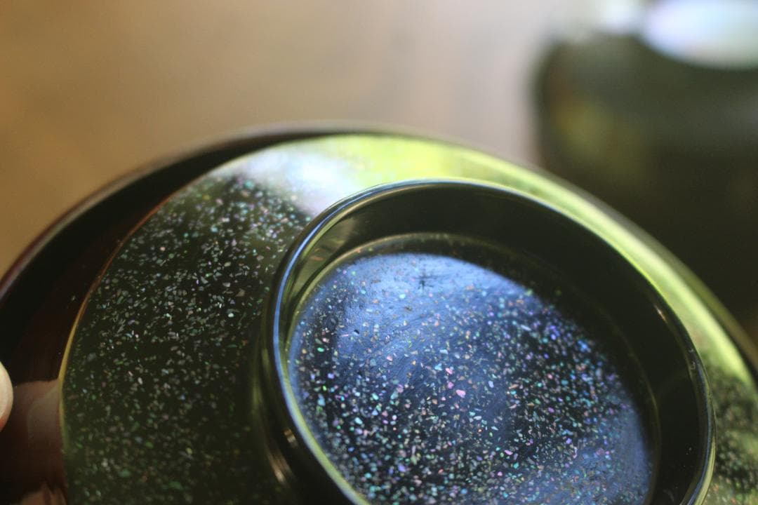 時代逸品！極上塗分け螺鈿塗の美しい煮物椀2点（検輪島塗蒔絵