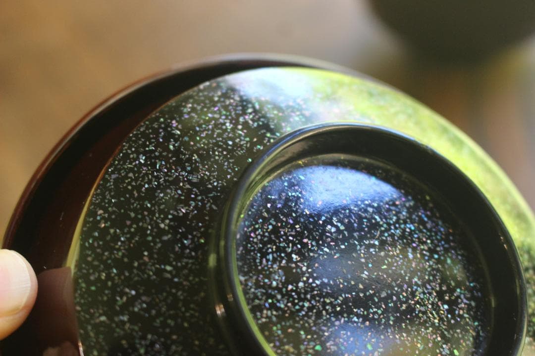 時代逸品！極上塗分け螺鈿塗の美しい煮物椀2点（検輪島塗蒔絵