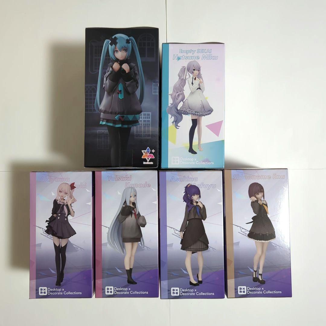 プロセカ 初音ミク 暁山瑞希 宵崎奏 朝比奈まふゆ 東雲絵名 フィギュア