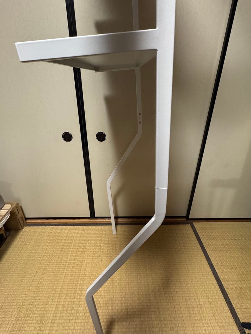 山崎実業　立て掛け ランドリーシェルフ ホワイト 約W75×D48×H190cm