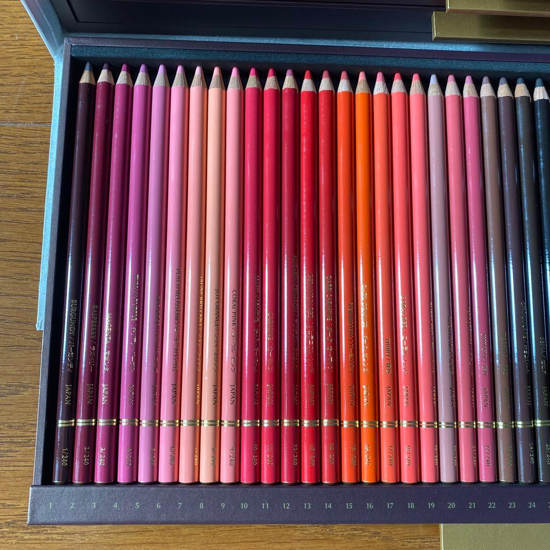 三菱鉛筆ユニカラー240色セットリミテッドエディション限定生産品 50