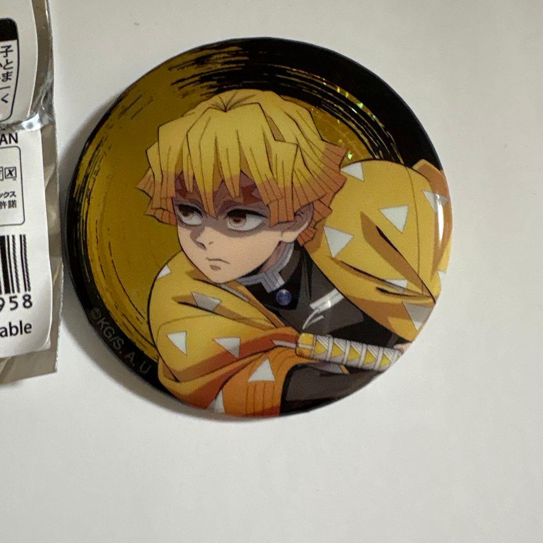 劇場版 鬼滅の刃 無限城編第一章 グリッター缶バッジ 我妻