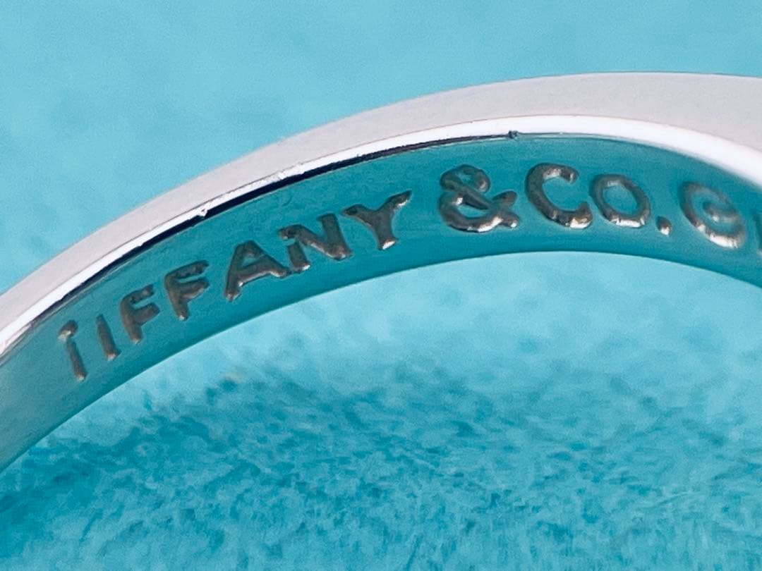 c924 オールド　ティファニー　1990 リボン　リング　925 約8.5号