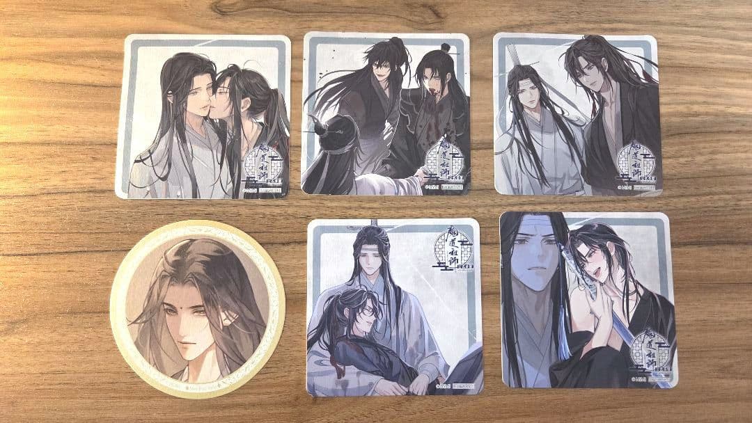 魔道祖師　公式茶屋　記念展　入場・フード特典　忘羨　藍忘機＆魏無羨