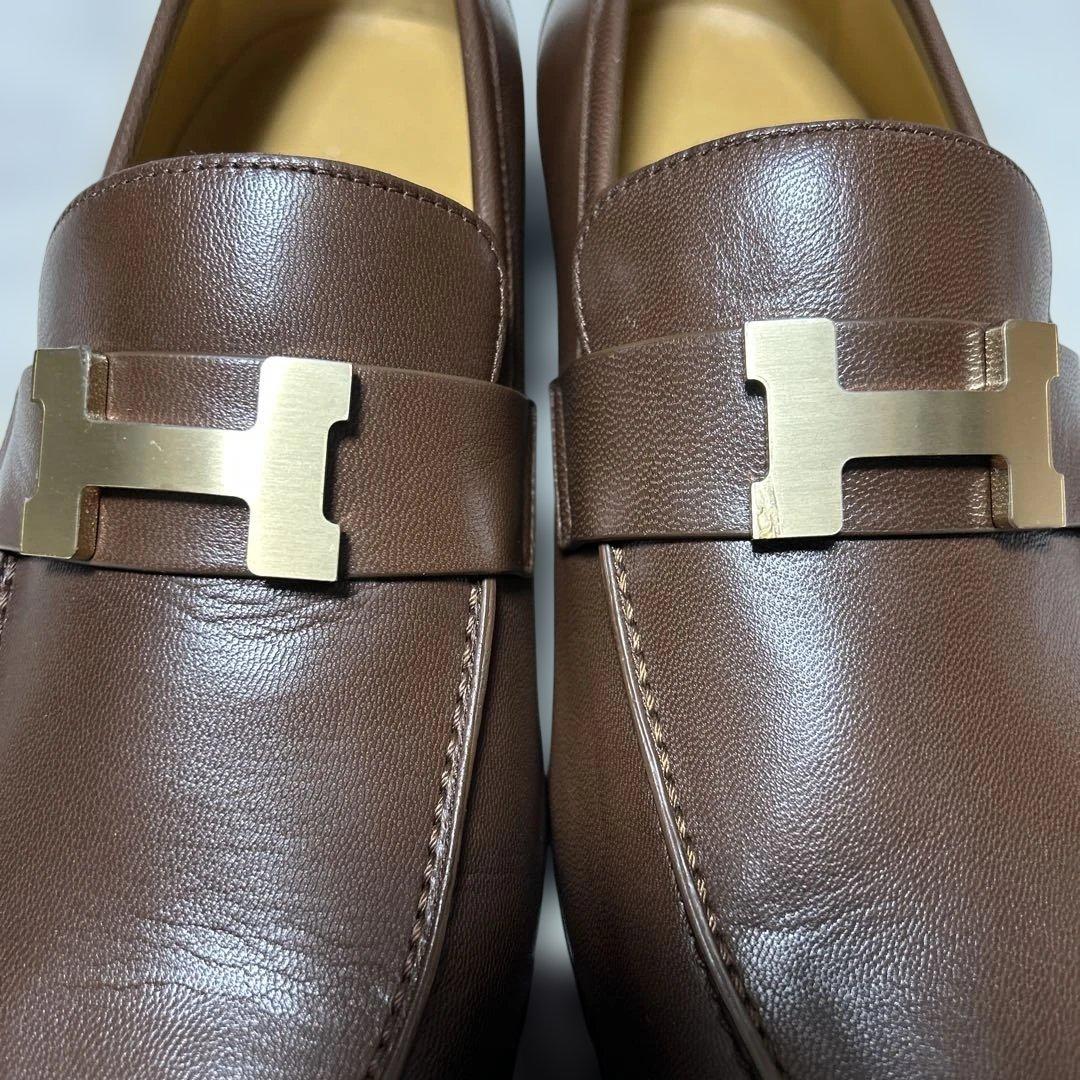 HERMES エルメス　革靴　モカシン　試着程度