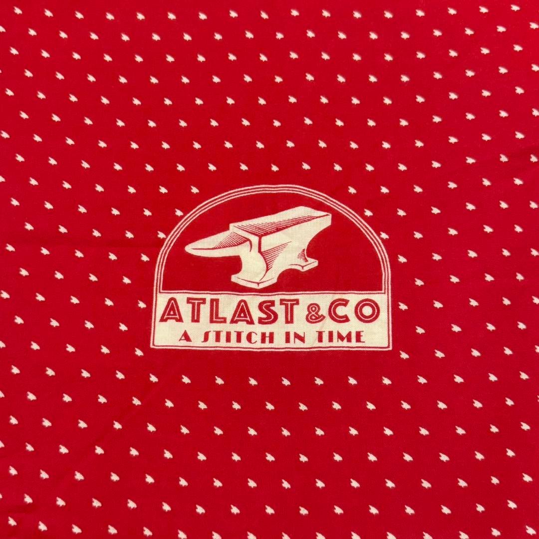 Atlast&co バンダナセット　レッド、ネイビー