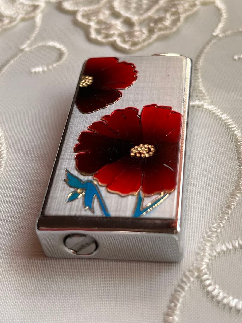 昭和レトロ　ヴィンテージ　コンパクト　ミラー　化粧鏡　ライター型香水スプレー