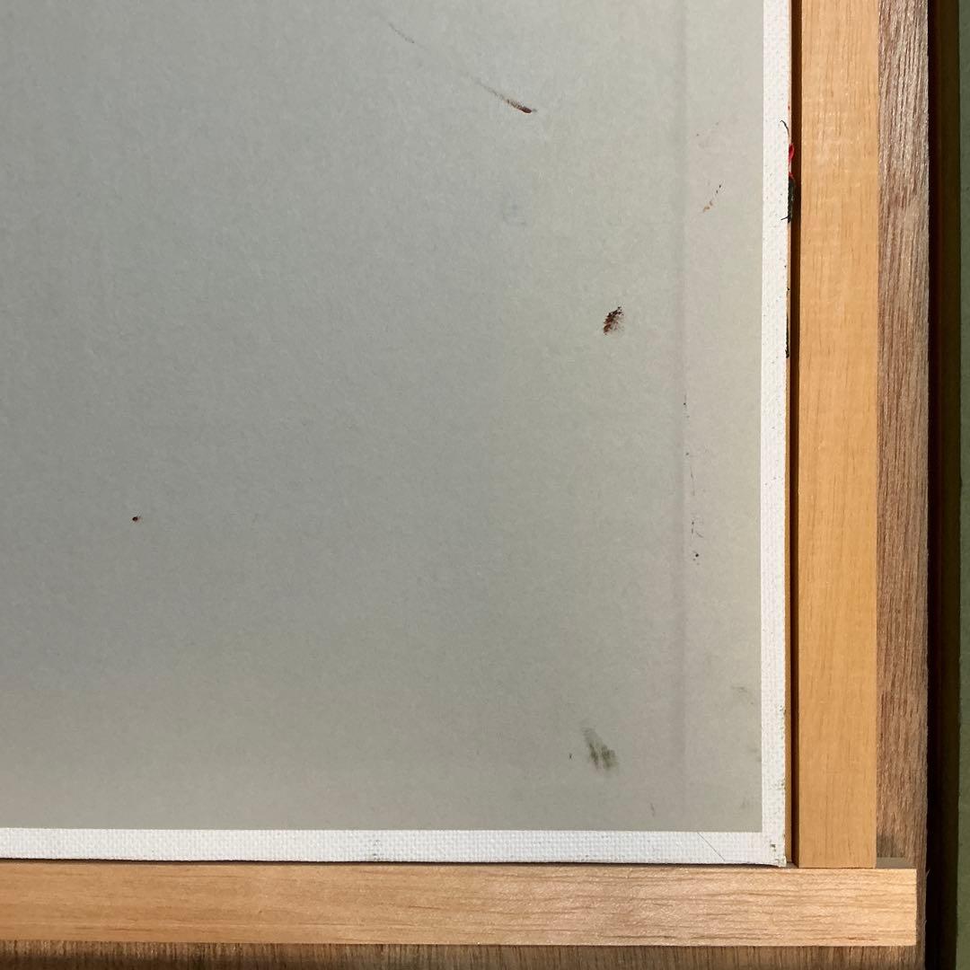 絵画・額縁・油絵・渡部ひでき・パリの街角・洋画・色紙・美術品・インテリア・雑貨