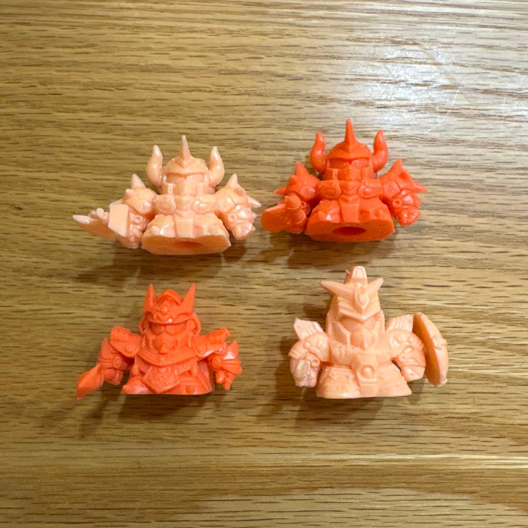 ガン消し 4体セット 重戦士・法術士ガンダムF90Jr、騎士ガンダム