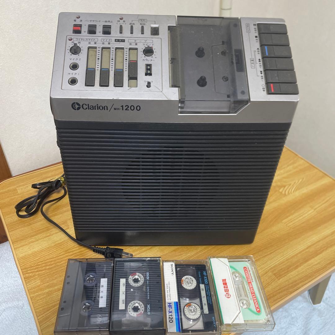Clarion MH-1200 カセットプレーヤー　新品2本、雅楽3本 Clarion MH-1200 カセットプレーヤー 新品2本、雅楽3本 Clarion MH