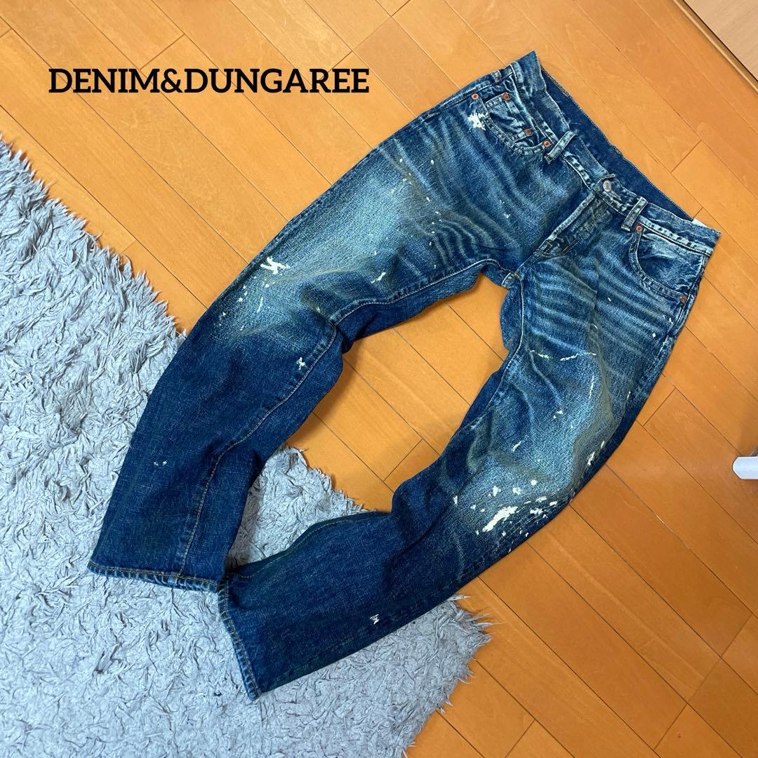 DENIMDUNGAREE 刺繍ペンキ飛ばしデニムパンツ 楽天市場】【セール除外
