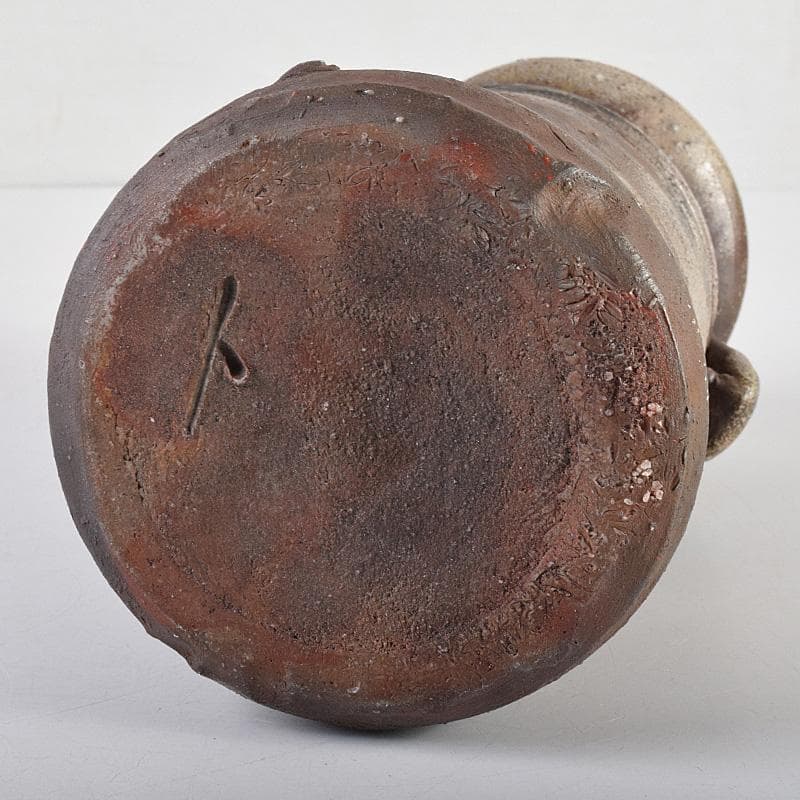 備前焼 人間国宝 金重陶陽作 花入 共布 道明識箱 D R8519B - メルカリ