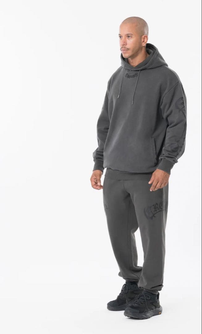 セットアップ上下クロノスCRONOS BLACKLETTERLONG PANTS