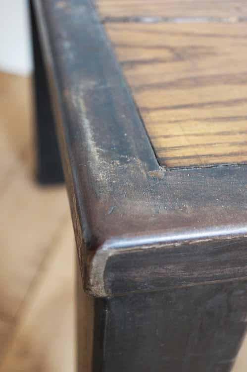ヴィンテージ アイアンウッドテーブル1 51