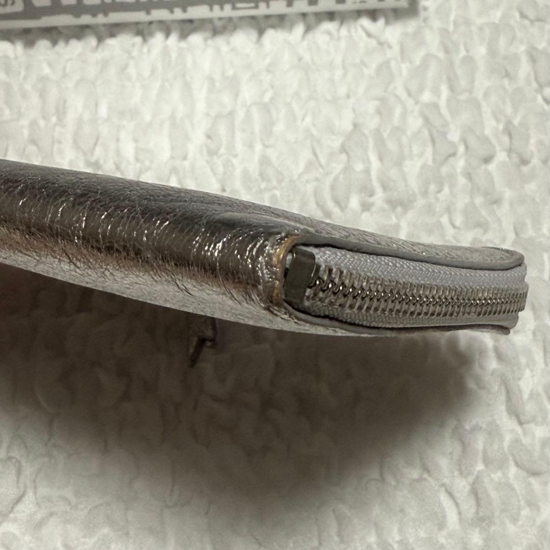 【17日までの限定価格】コムデギャルソン シルバー ウォレット 財布