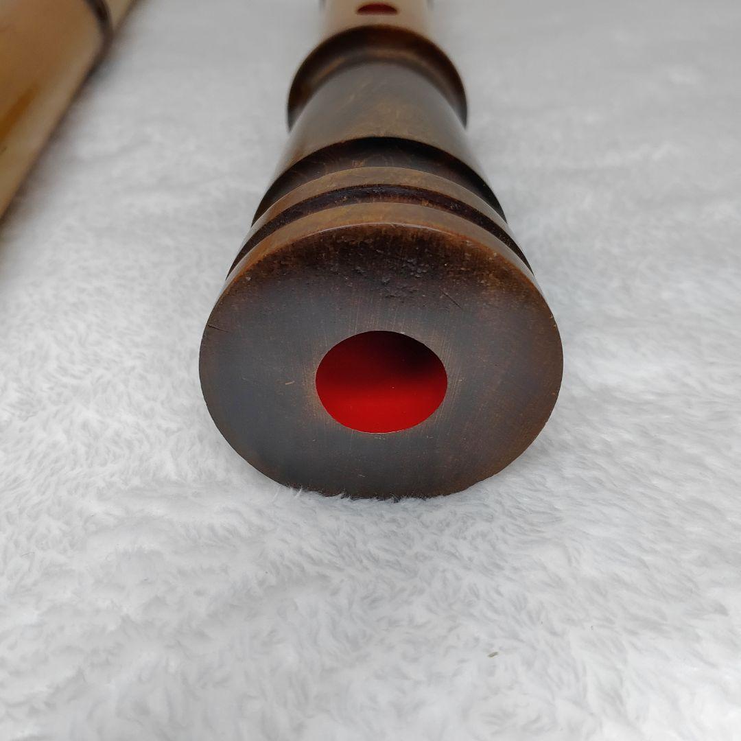 琴風尺八 蝴蝶マーク 琴風調 銘木尺八 門 1尺8