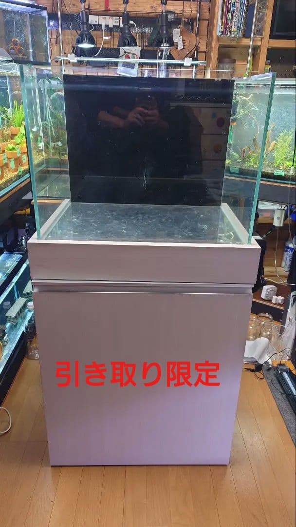 ADA 水槽 60ワイド＆水槽台　引き取り限定(川崎区) ADA 60㎝水槽セット(引き取り専用) 引取限定）ADA 60cmハイタイプ 水槽