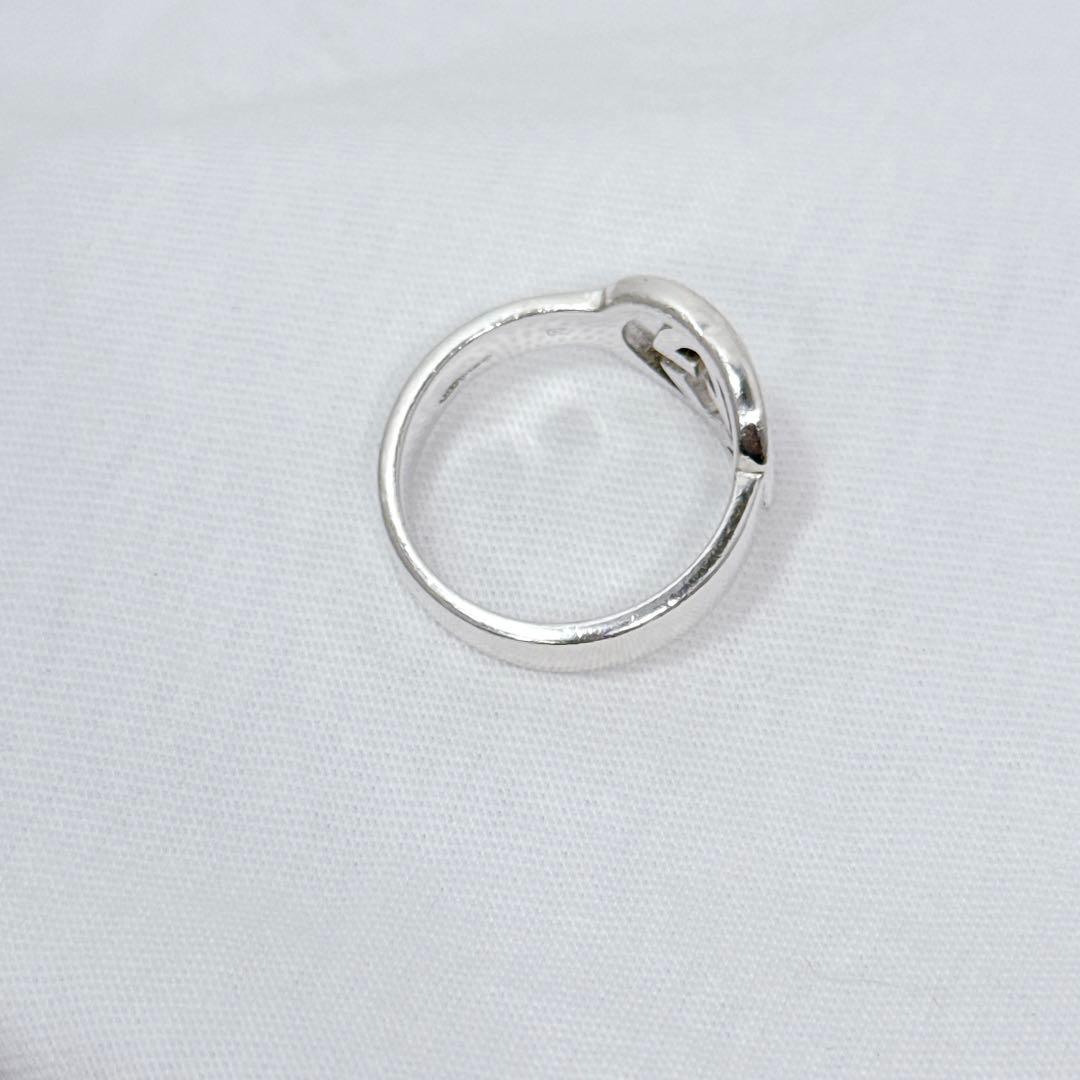 GUCCI ブリット　インターロッキング　Gロゴ　リング　スリムバンド　20号