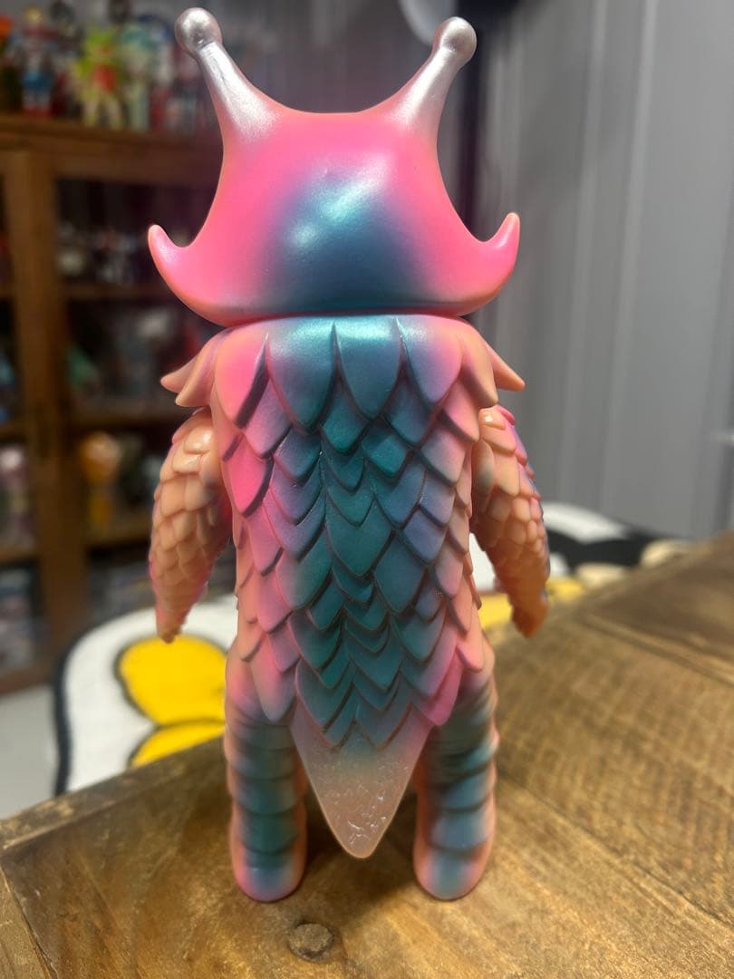 ブルマァク ギロ星獣 フィギュア ソフビ ヘッダー 袋付き ピンクカラー