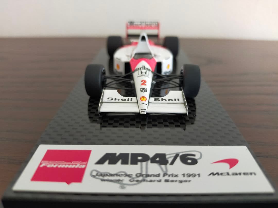 アイドロン 1/43 マクラーレン ホンダ MP4/6 日本GP 優勝 ベルガー