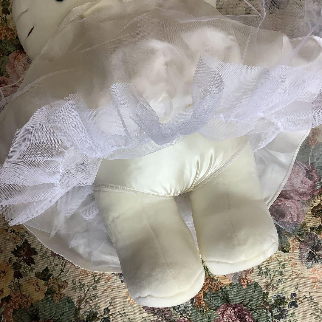 キティ　ウェディング　BIG ぬいぐるみ