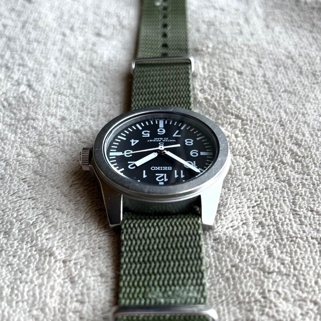 最終値下げ SEIKO SUS 7N21-0010 ミリタリーウォッチ