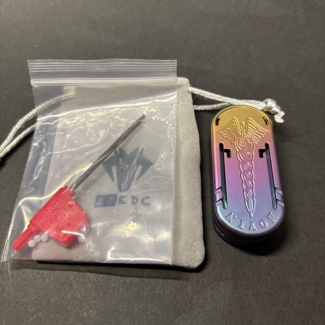 最強の音叉！ チタン製 フィジェットトイ　EDC ハンドスピナー