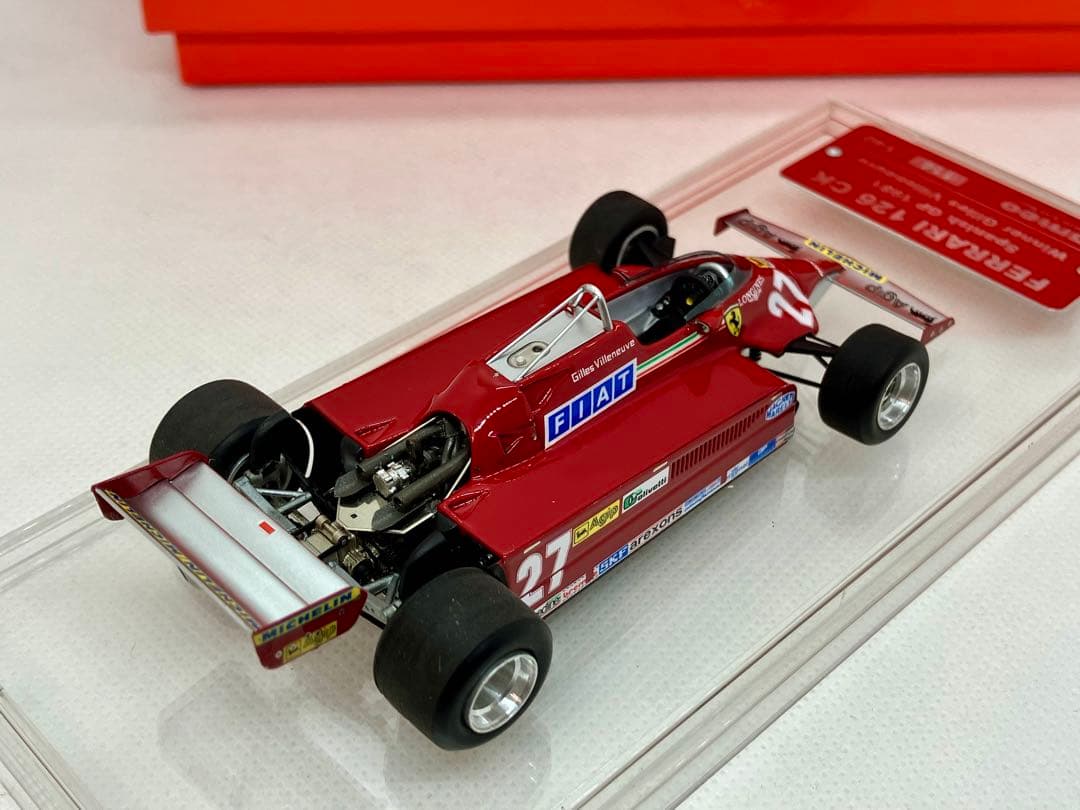 ★フェラーリ 126CK #27★G.ヴィルヌーブ★1981スペインGP優勝★