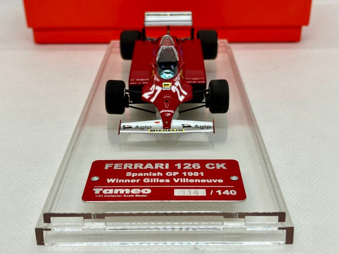 ★フェラーリ 126CK #27★G.ヴィルヌーブ★1981スペインGP優勝★