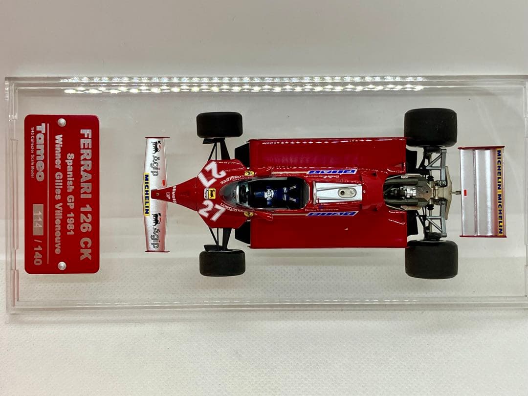 ★フェラーリ 126CK #27★G.ヴィルヌーブ★1981スペインGP優勝★