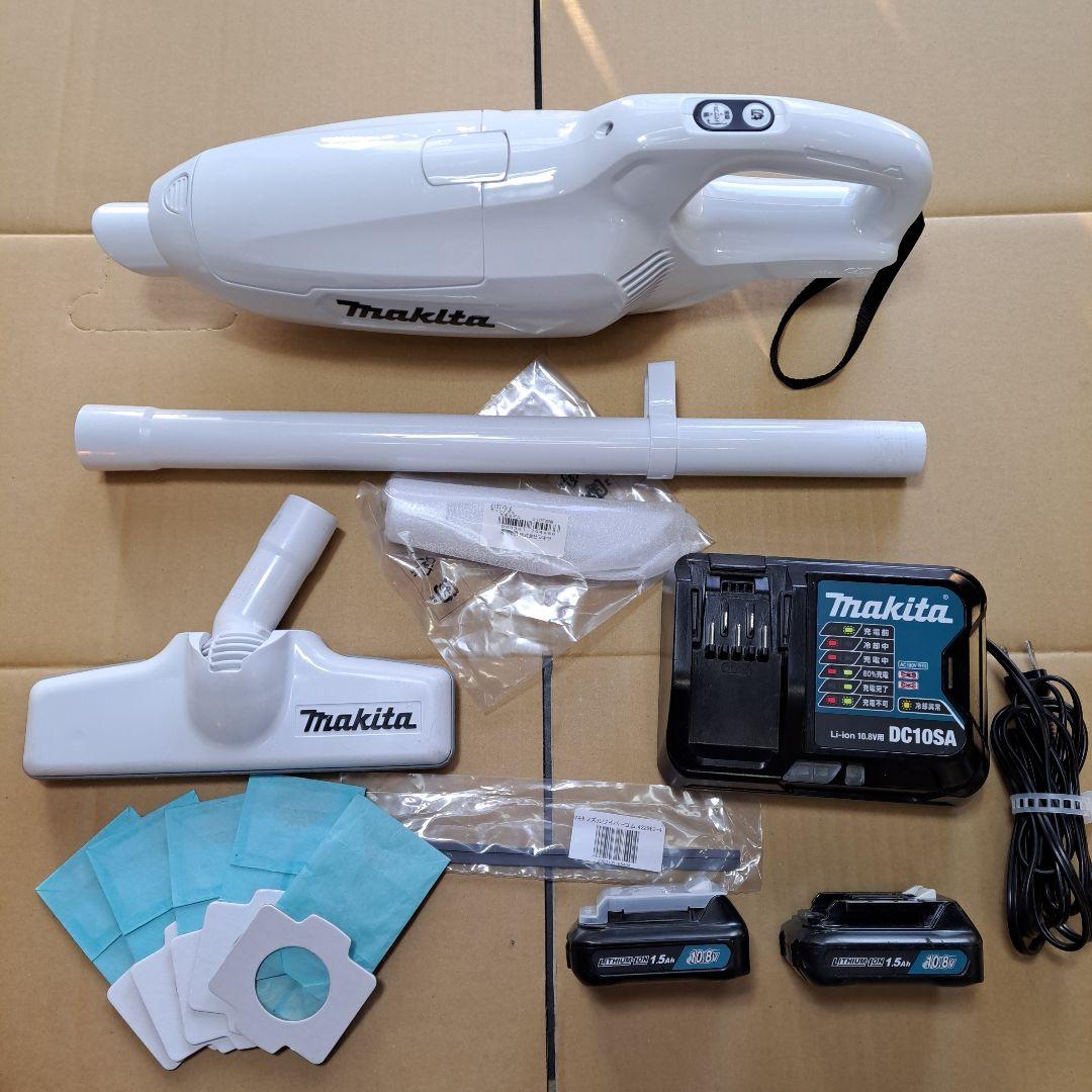 マキタ充電式クリーナー(ハンディ掃除機)CL107FD充電器バッテリー2個