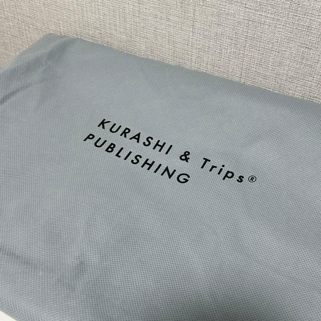 KURASHI&Trips本革トート黒A4可軽量肩掛け36cm美品人気定番