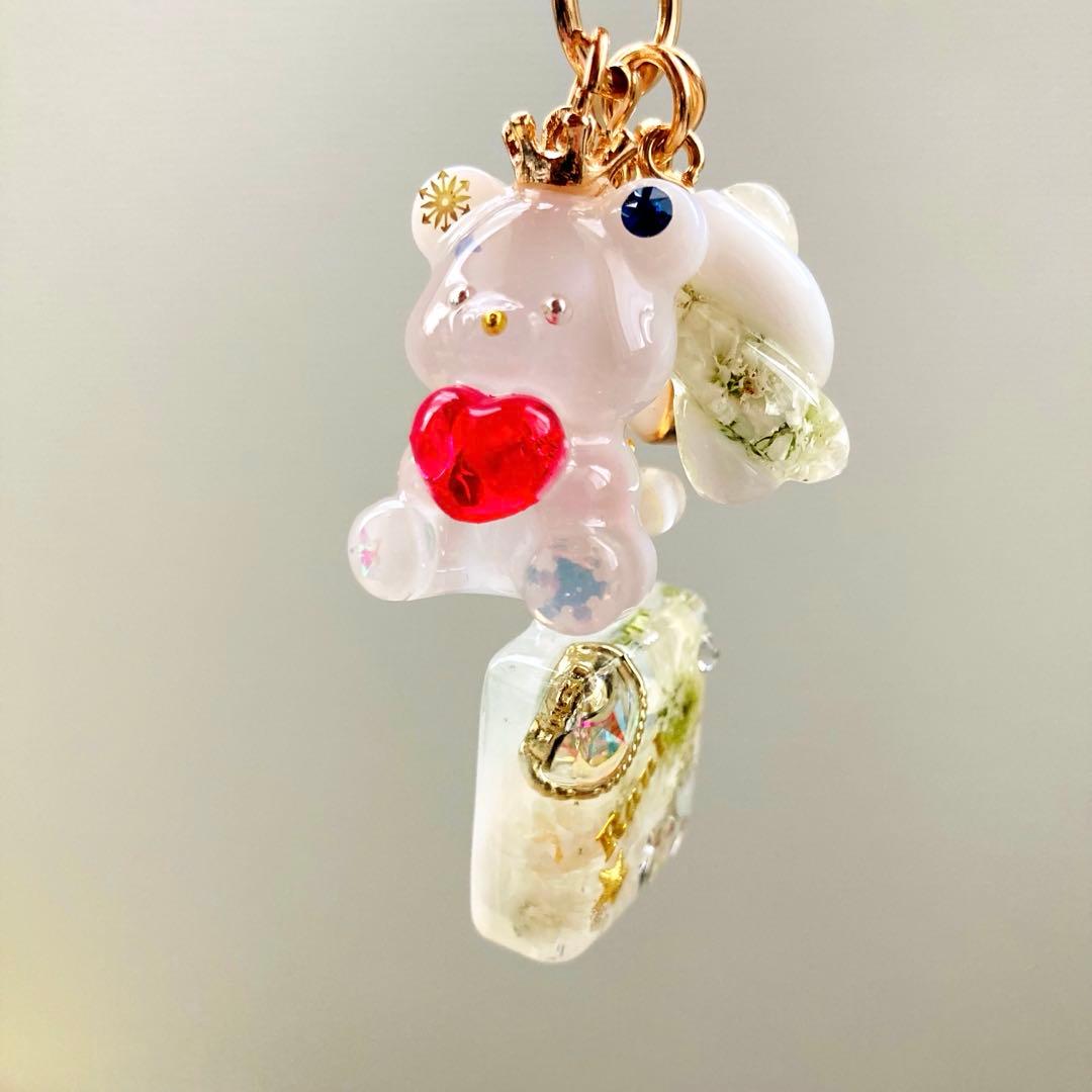 タカママページ　Man名入れレジンキーホルダーバッグチャーム