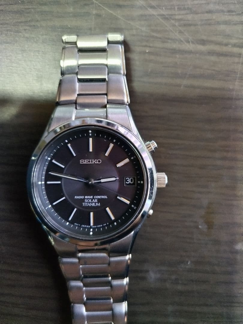 SEIKO SBTM193 電波ソーラー腕時計