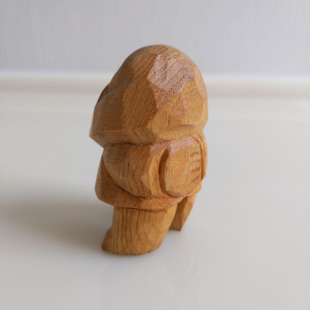 木彫り あとぐち コロポックル - メルカリ