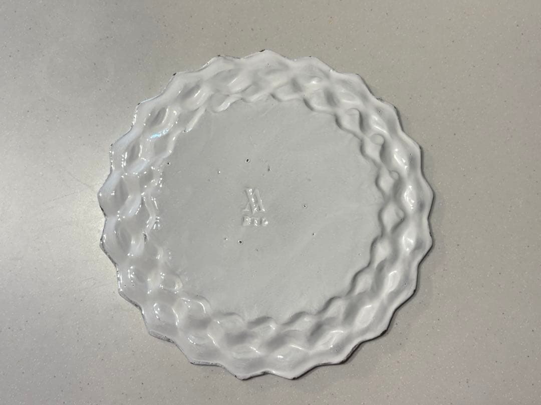 ボヘミアガラス 飾り皿 大皿 直径35cm ボヘミアンガラス ボヘミアン