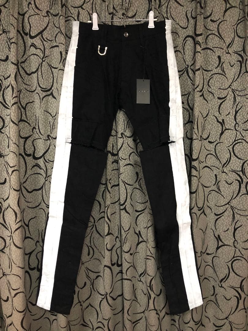 BYBORRE ニットボンディングパンツ Navy/Black (S) 楽天市場】byborre