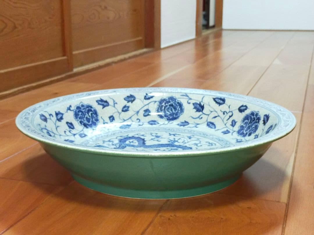 ♥値下げ！　中国　大鉢　大皿　大明宣徳年製　骨董　古玩