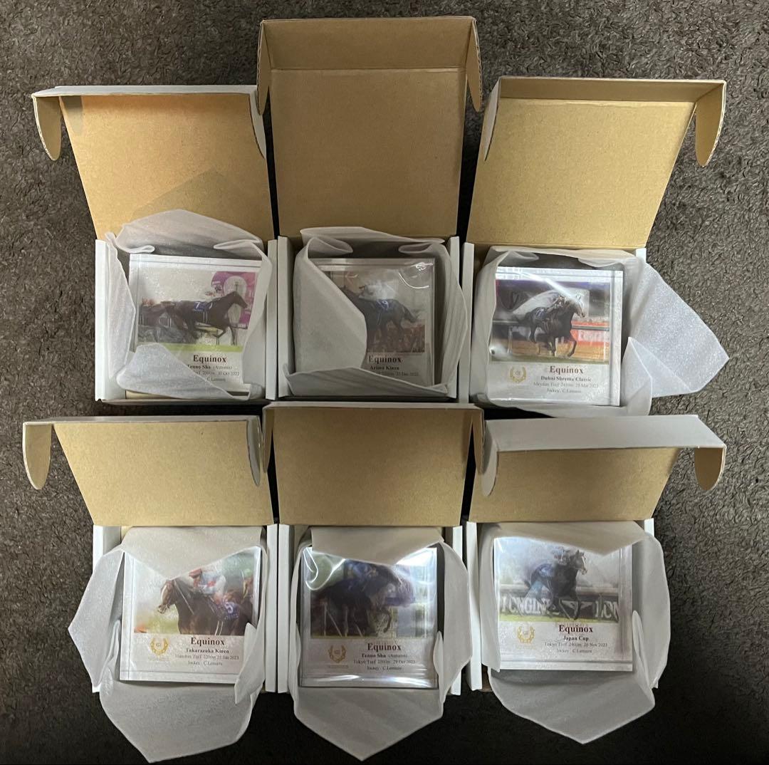 【未使用】競馬 イクイノックス アクリルオブジェ セット 競馬グッズ