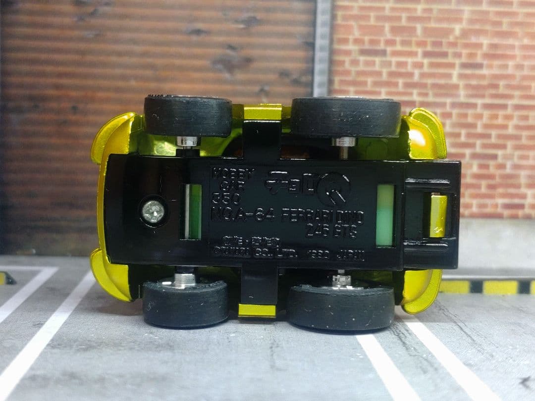 当時物　チョロQ A-64 フェラーリDINO246GT ディーノ カスタム品