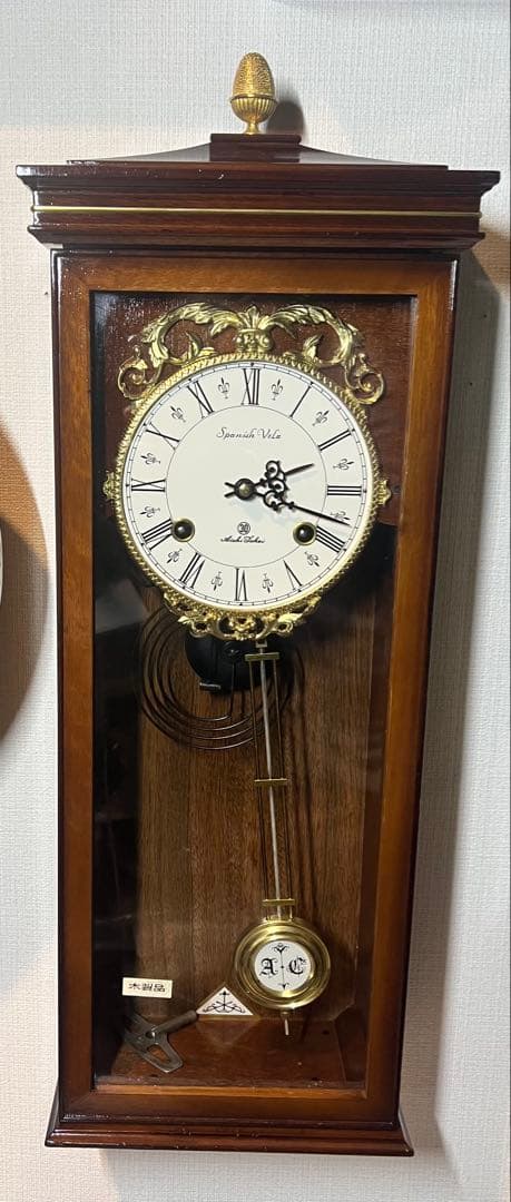 AICHI愛知30DAY振り子時計ゼンマイ掛け時計柱時計古時計昭和レトロ