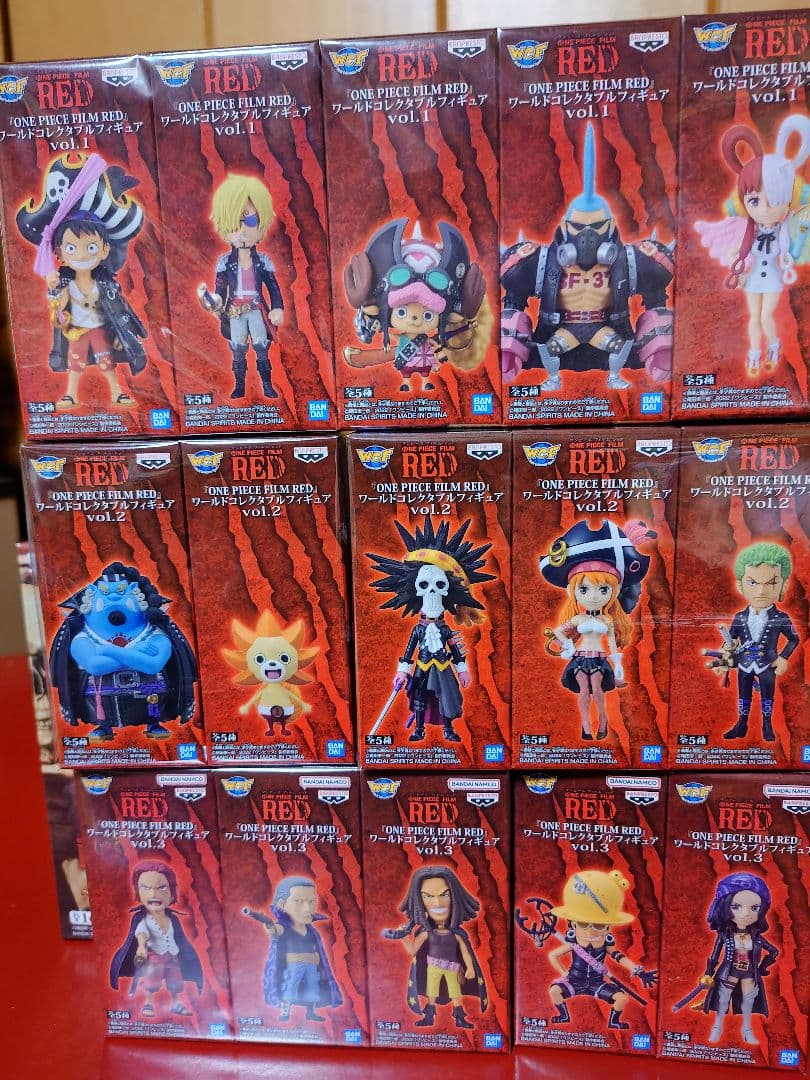 ワンピースフィギュア　フィルムレッドまとめ売り‼️