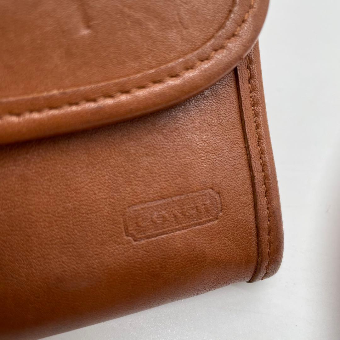 オールドコーチ　ケース　ミニ財布 ブラウン　希少レア