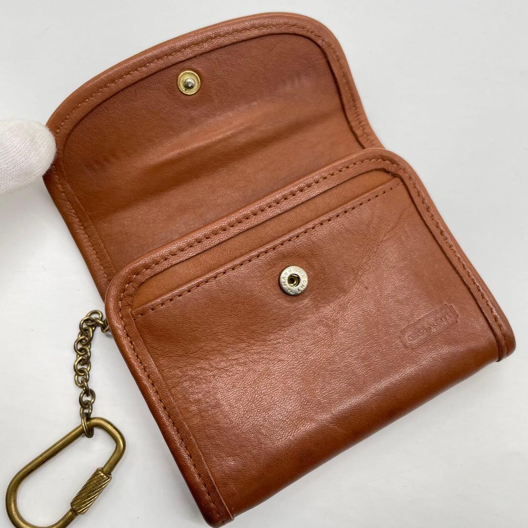 オールドコーチ　ケース　ミニ財布 ブラウン　希少レア