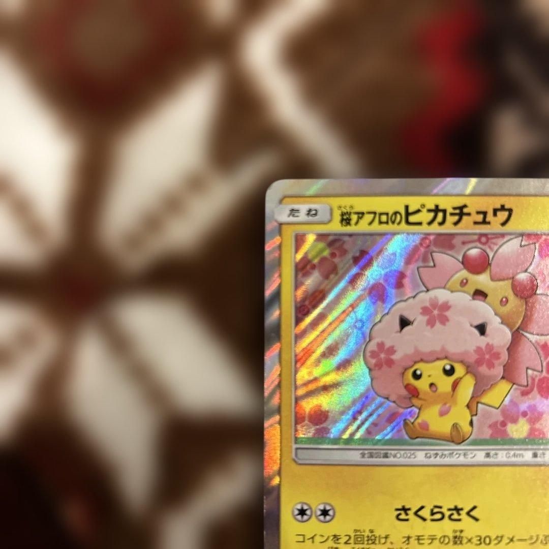 桜アフロのピカチュウ：ポケモンセンタートウキョーDX オープン記念 にほんばれ