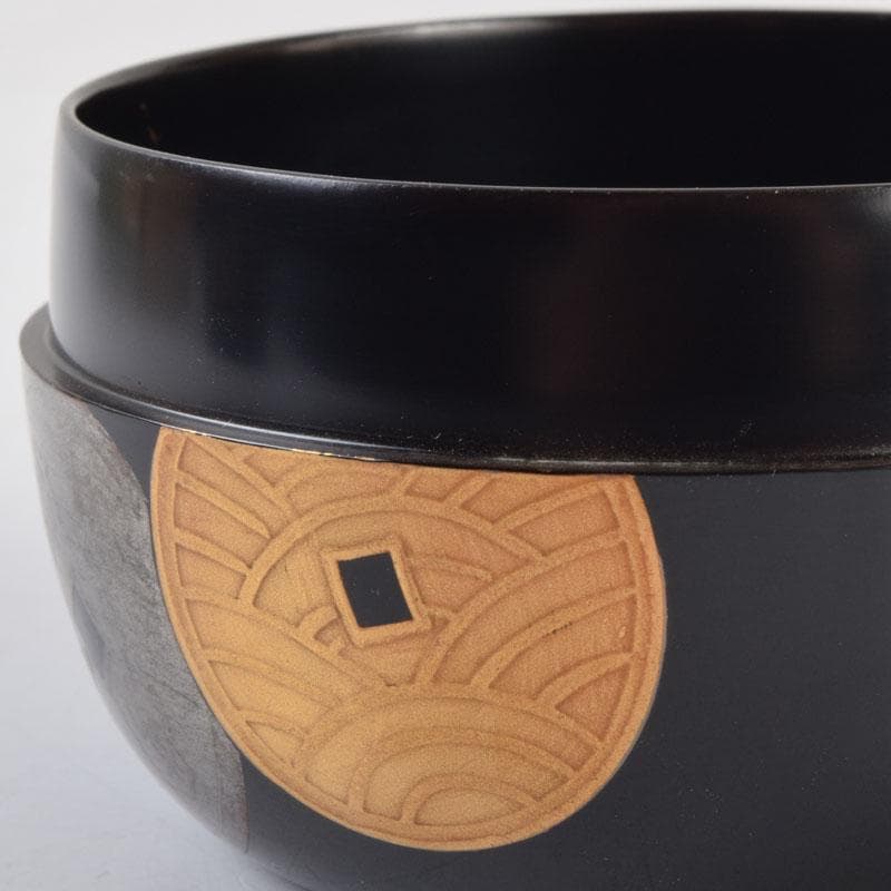 茶道具 蒔絵師 勝太郎造 古銭蒔絵 大平棗 共布共箱 V 8658 - メルカリ